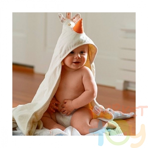 Детское полотенце с капюшоном «Цыплёнок»