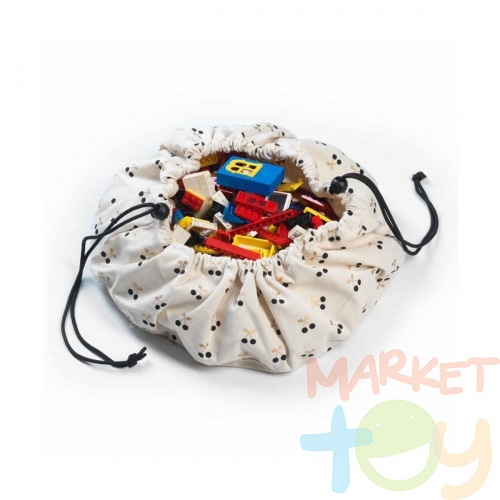 Мешок для игрушек и коврик «Mini», вишенка