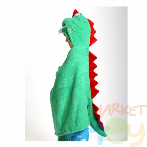 Полотенце с капюшоном «Динозаврик Девин»