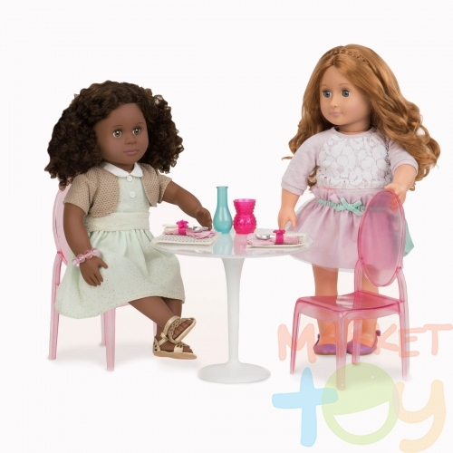 Набор «Стол и два стула» для куклы