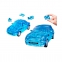 3D модель-пазл Mini Cooper полупрозрачный собранный, синий
