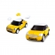 3D модель-пазл Mini Cooper матовый разобранный, желтый