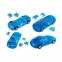 3D модель-пазл BMW Z4 полупрозрачный собранный, синий