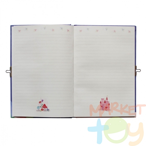 Личный дневник с замочком «Радужный единорог»