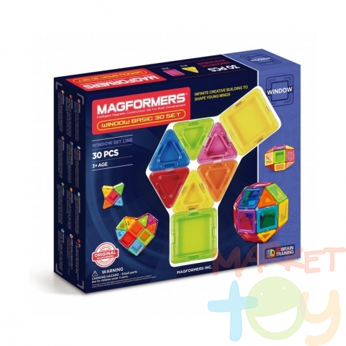 Магнитный конструктор Window Basic 30 set