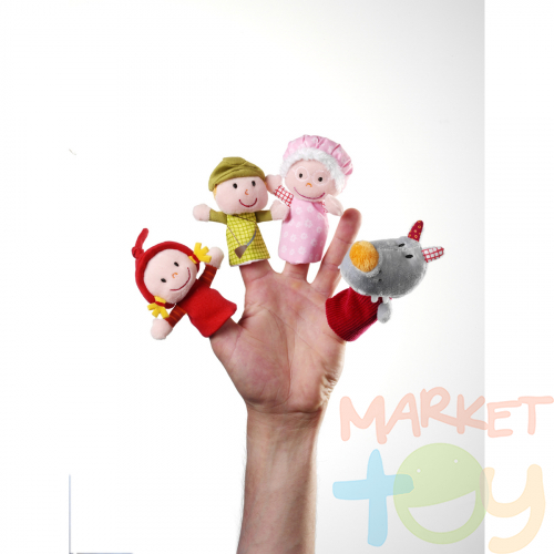 Пальчиковые игрушки- Красная шапочка