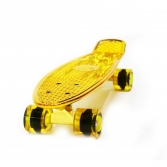 Скейтборд Cruiser 22 Metallic,  золотой