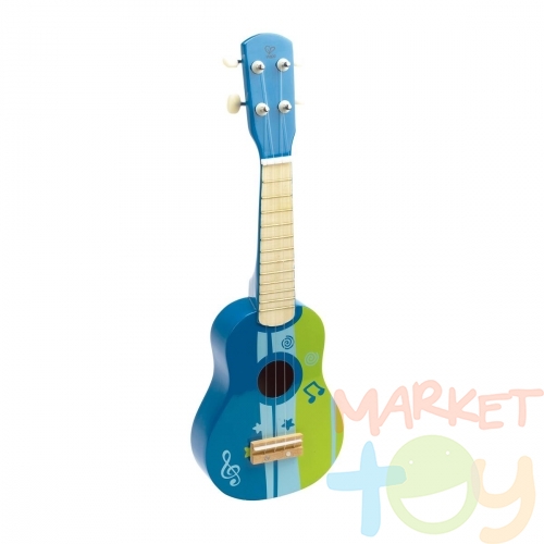Игрушка деревянная «Гитара», синия
