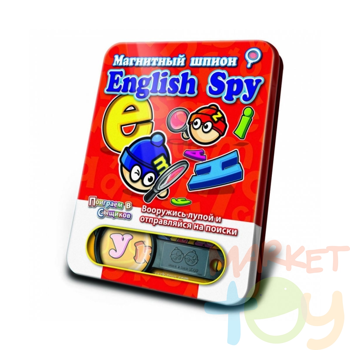 Магнитная игра English Spy. Mack&Zack артикул SP_ABC -  интернет-магазине игрушек «Маркет Той»