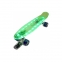 Скейтборд Shark 22 с подсветкой, зеленый