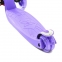 Самокат Maxi Flash со светящимися колесами, фиолетовый