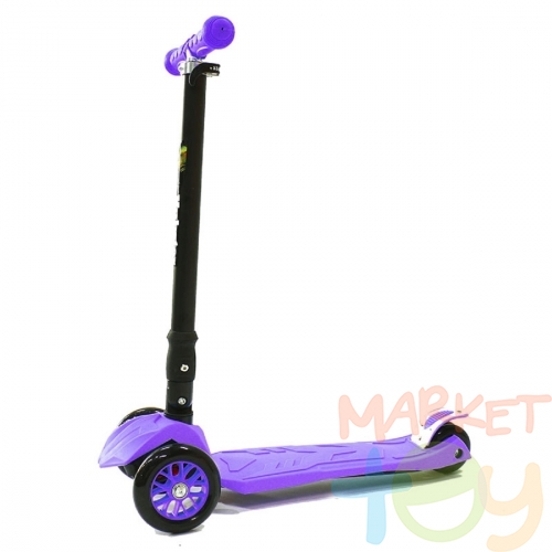 Самокат Maxi Plus, фиолетовый