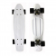 Скейтборд TLS-401, белый с черным