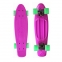 Скейтборд TLS-401, розовый с зеленым